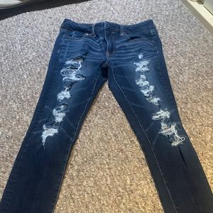American Eagle 360 degree super stretch jegging size 8